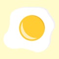 Poached Fried Egg Icon