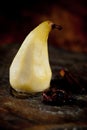 Poached pear Royalty Free Stock Photo