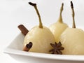 Poached pears Royalty Free Stock Photo