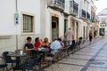 Old town pavement cafe, Tavira.