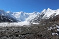 Kyrgyzstan - Pobeda Peak (Jengish Chokusu ) 7,439 m Royalty Free Stock Photo