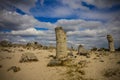 Pobiti Kamani Stone Forest The stone desert Varna Bulgaria Royalty Free Stock Photo