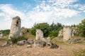 Pobiti kamani - phenomenon rock formations in Bulgaria near Varna Royalty Free Stock Photo