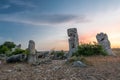 Pobiti kamani - phenomenon rock formations in Bulgaria near Varna Royalty Free Stock Photo