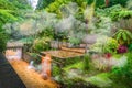 Pocas da Dona Beija hot springs, in Sao Miguel, Azores Royalty Free Stock Photo