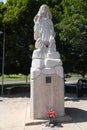 PocThe Chief Pocatello sculpture memorial in the town visitor center