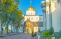 The Holy Trinity Cathedral of Pochayiv Lavra Royalty Free Stock Photo