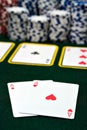 Pocket Aces Royalty Free Stock Photo