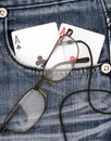 Pocket Aces Royalty Free Stock Photo