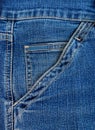 Pocket blue jeans