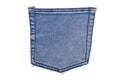 Pocket blue jeans