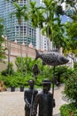 Singapore city centre. Urban pocket park