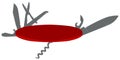 Pocket knife illustration