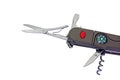 Pocket multifunctional knife Royalty Free Stock Photo