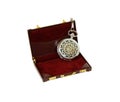 Pocket Watch in briefcase Royalty Free Stock Photo