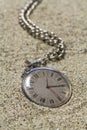 Pocket watch with chain. Royalty Free Stock Photo