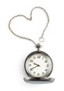 Pocket watch isolated over white Royalty Free Stock Photo