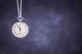 Pocket Watch like Time Passing Concept. Deadline, Running Out of Time and Urgency. Royalty Free Stock Photo