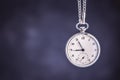 Pocket Watch like Time Passing Concept. Deadline, Running Out of Time and Urgency. Royalty Free Stock Photo