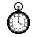 Pocket watch vector icon Royalty Free Stock Photo