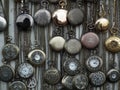 Pocket watches exposed in Portobello Market