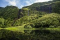 Poco da Ribeira do Ferreiro, Flores island, Azores, Portugal. Royalty Free Stock Photo