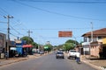 Pocone, Mato Grosso/Brazil - August 10, 2018: Driving through Pocone to the Transpantaneira in the Pantanal, Mato Grosso, Brazil, Royalty Free Stock Photo