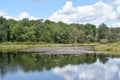 Poconos Lake in the Morning Hours Royalty Free Stock Photo