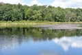 Poconos Lake in the Morning Hours Royalty Free Stock Photo