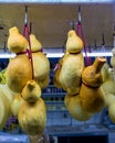 Pocos de Caldas, Minas Gerais - Brazil. Handmade cheese, aka Queijo cabacinha, in the city`s popular municipal market.