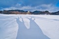 Pocuvadlo lake durig winter