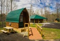 Pod Cabins at Explore Park, Roanoke, Virginia, USA Royalty Free Stock Photo