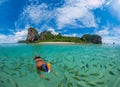 Poda Beach in Krabi Thailand