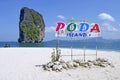 Poda island information sign