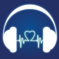 Podcast headphone logo