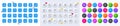 Podcast, Inspect and International copyright line icons. For web app, printing. Line icons. Vector