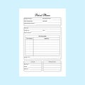 Podcast planner KDP interior journal. Regular podcast information tracker and show management notebook template. KDP interior of a