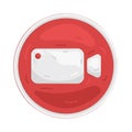 video record button Royalty Free Stock Photo