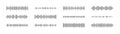 Podcast sound waves set. Waveform pattern for music player, podcast, voise message, music app. Audio wave icon