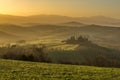 Podere Belvedere villa, Orcia Valley, Italy Royalty Free Stock Photo