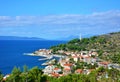 Podgora azure view Royalty Free Stock Photo