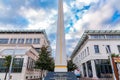 Obeslik at the Republic Square, Trg Republika in Podrgorica, Montenegro