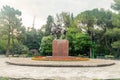 Equestrian Monument Nicholas I of Montenegro in capital of Montenegro