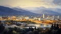 Podgorica Vista: A Mesmerizing Impressionistic Portrait of Montenegro\'s Capital