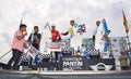 Podium of the 25th edition of Pantin Classic 2012 Royalty Free Stock Photo