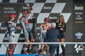 Podium of MotoGP Gran Prix oj Jerez (Spain)