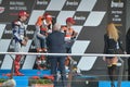 Podium of MotoGP Gran Prix oj Jerez (Spain)