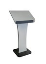 Podium Rostrum Stand. Business Presentation orr Conference, Debate Speech Isolated on white background.