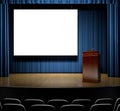 Podium On Stage Royalty Free Stock Photo