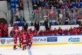 Vityaz team on time-out